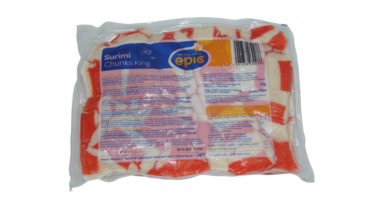 Túnfiskur, surimi og sushi