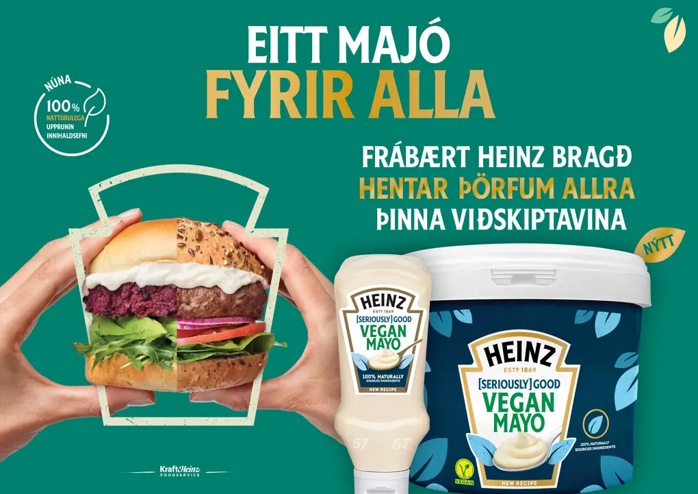 Heinz vegan majónes fyrir stóreldhús