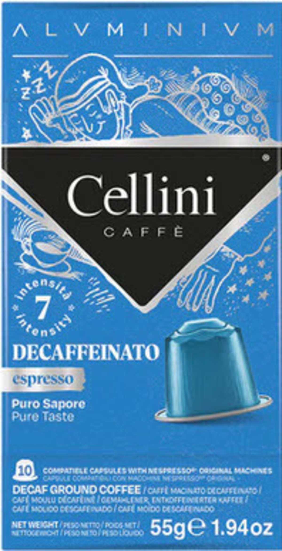 Kaffihylki og púðar