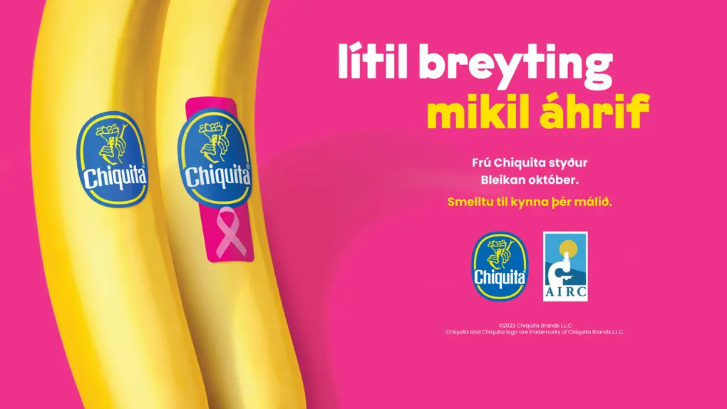 Lítil breyting, mikil áhrif með Chiquita