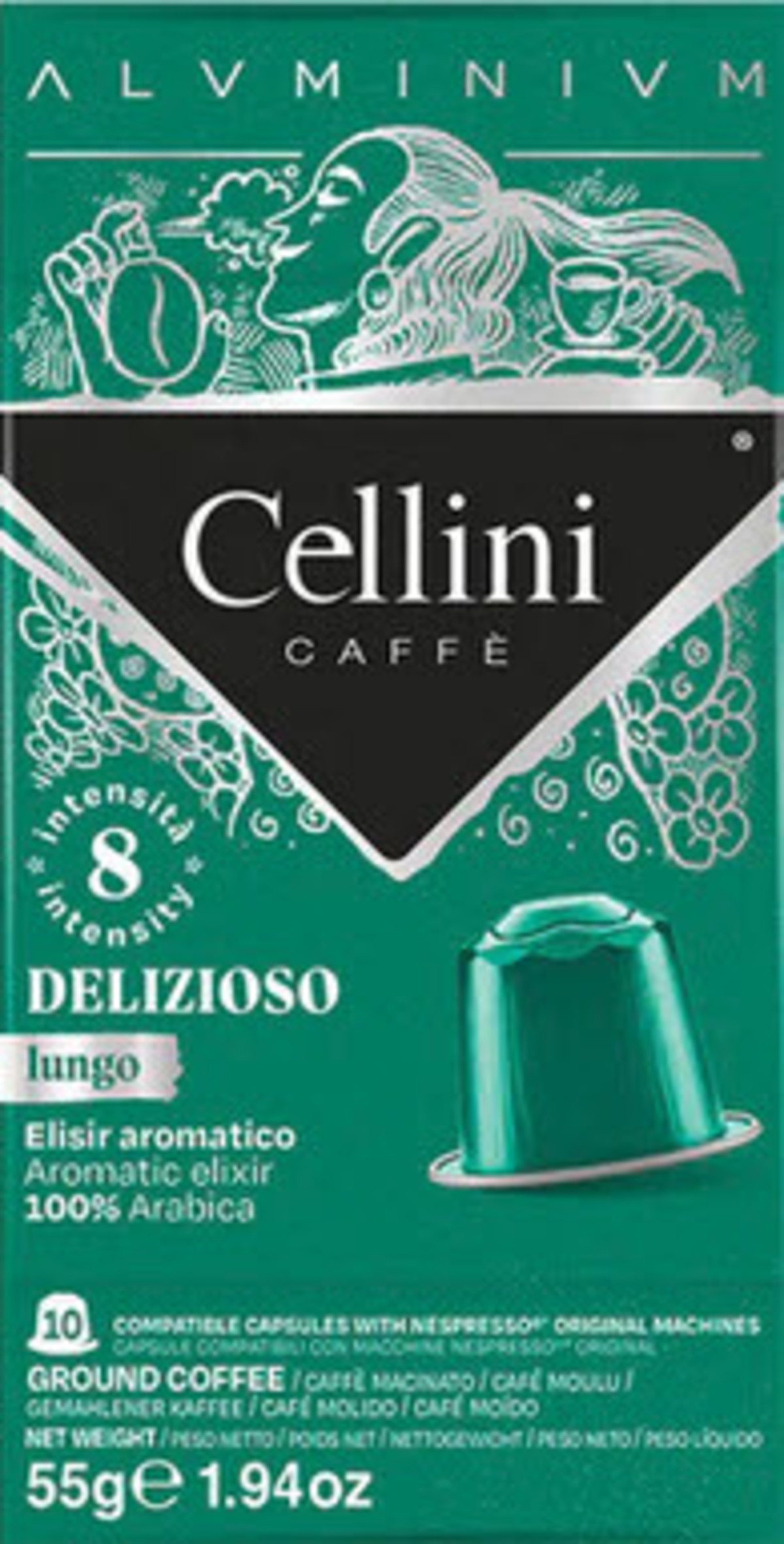 Kaffihylki og púðar