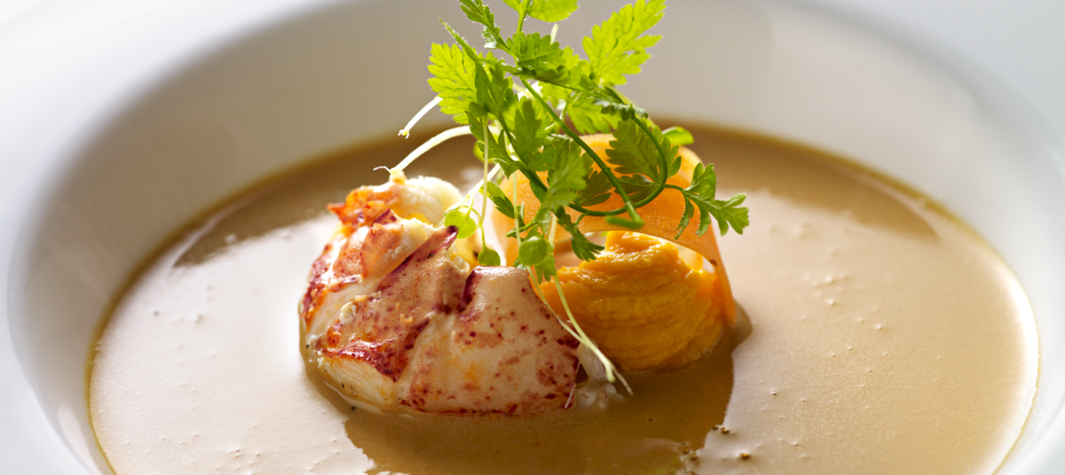 Rjómalöguð humarsúpa