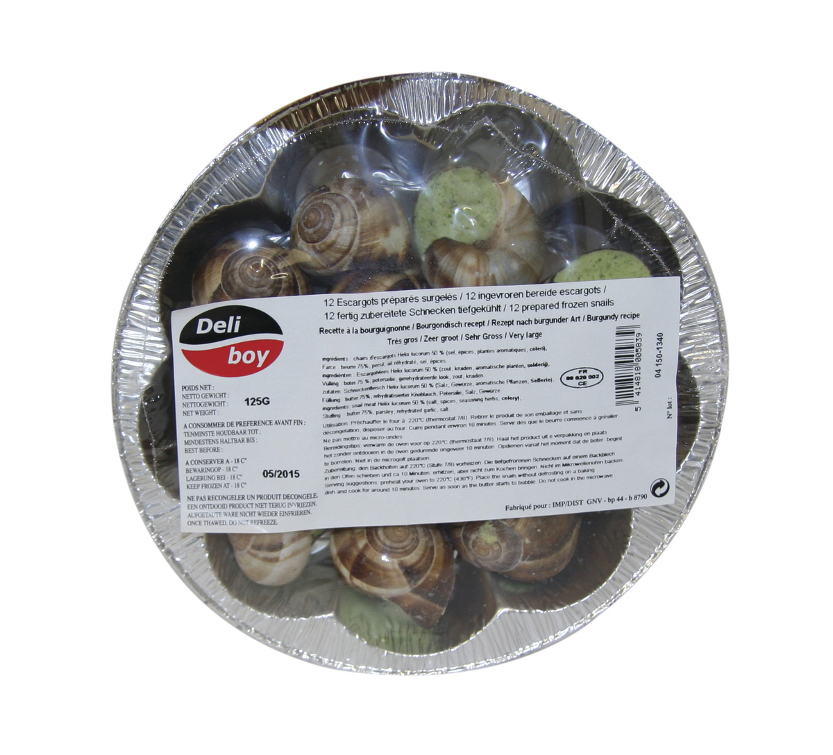 Tilbúnir sjávarréttir og soð